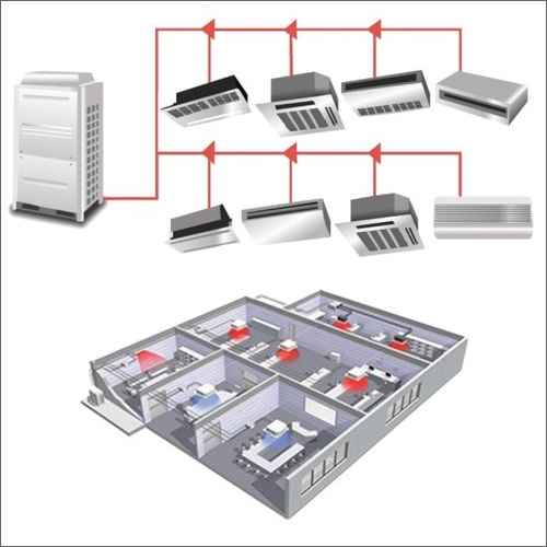تصویری از ساختار یک VRF در ساختمان